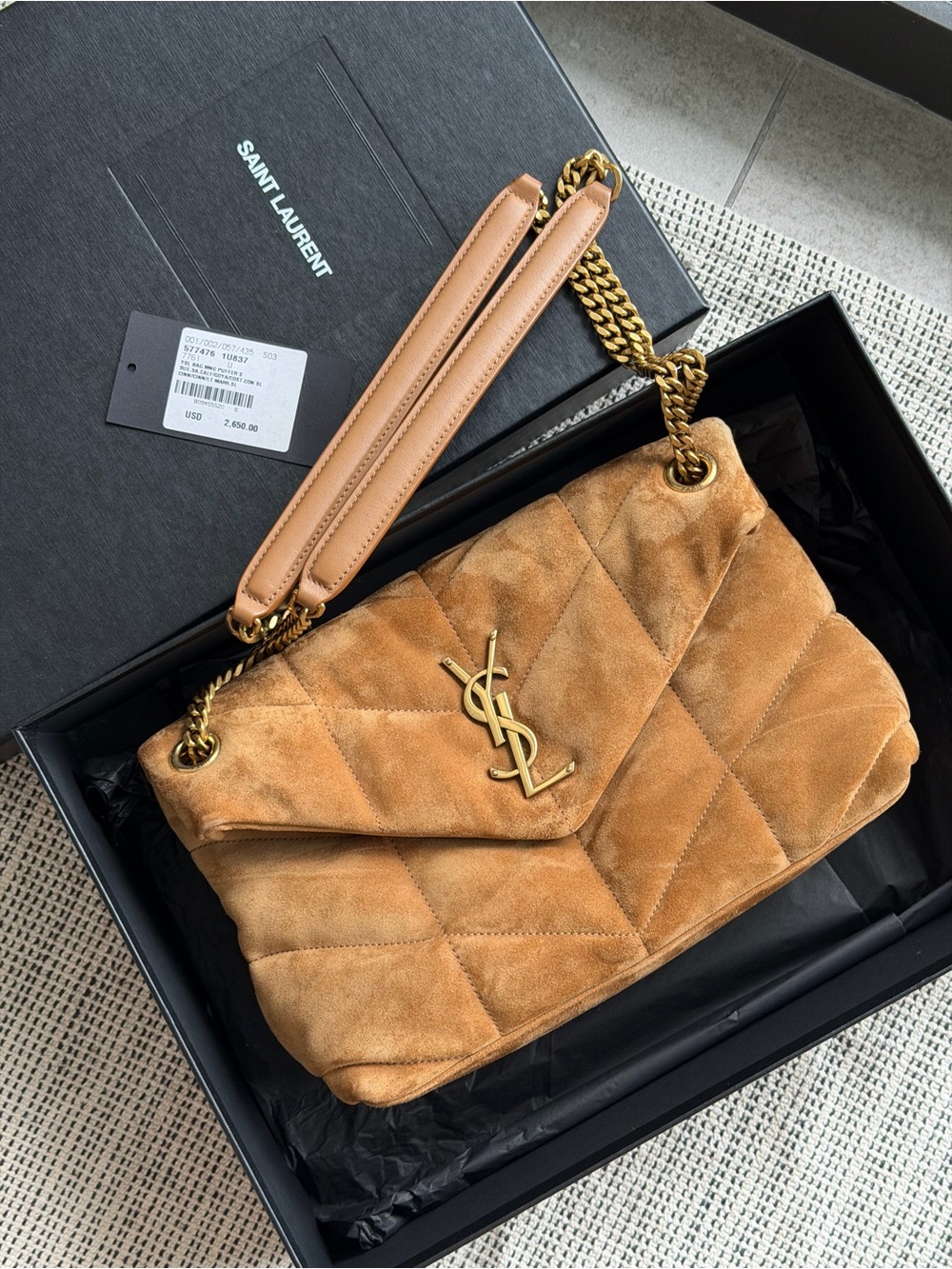 Saint Laurent Small Puffer Bag